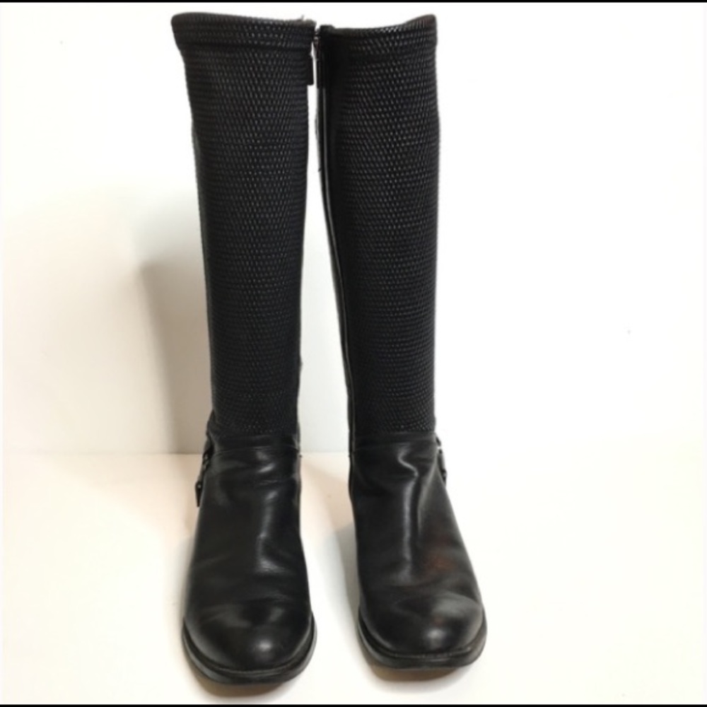 Blondo sz 6 Black Leather Verga Dress Riding Boot
